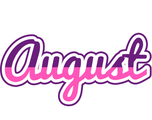 August cheerful logo