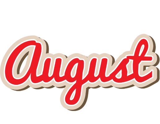 August chocolate logo
