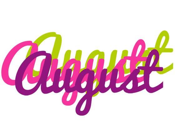 August flowers logo