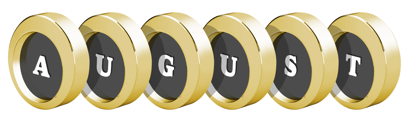 August gold logo