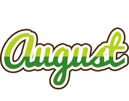 August golfing logo