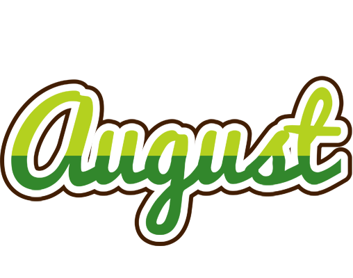 August golfing logo