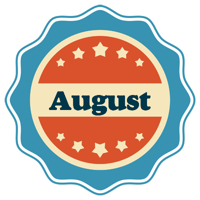 August labels logo