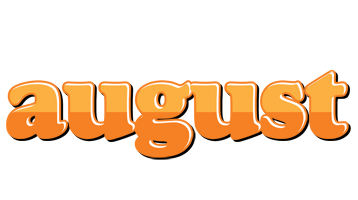 August orange logo