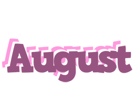 August relaxing logo