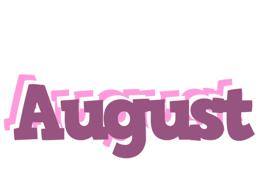 August relaxing logo