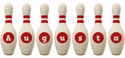 Augusta bowling-pin logo