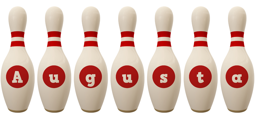 Augusta bowling-pin logo