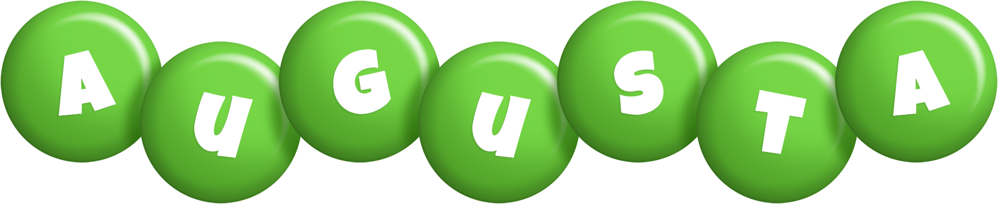 Augusta candy-green logo