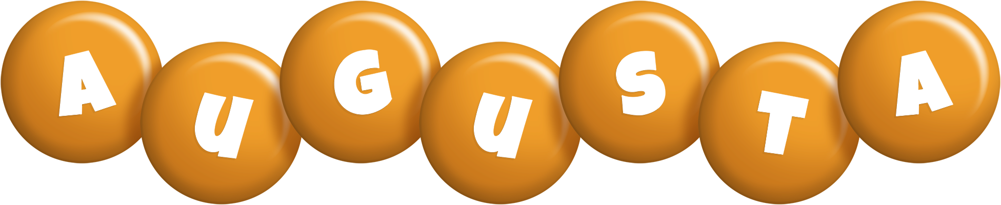 Augusta candy-orange logo