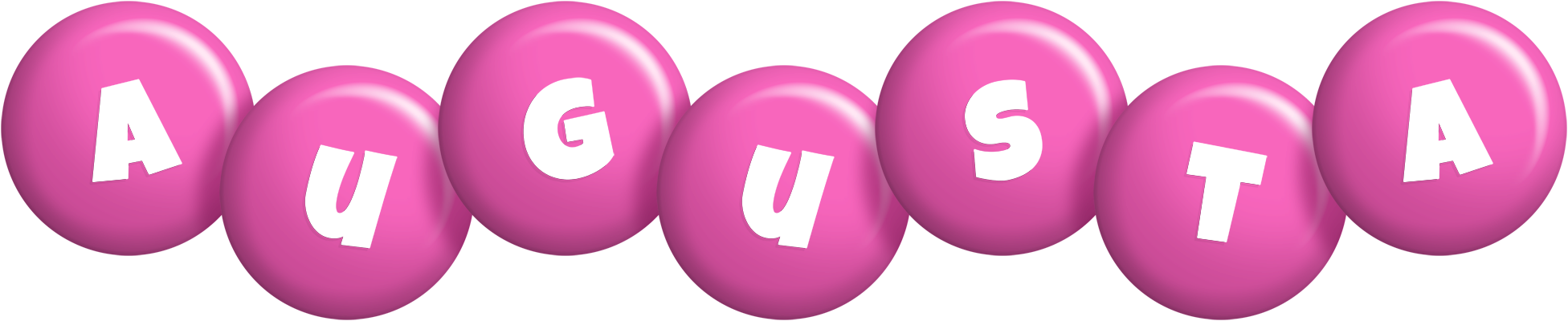 Augusta candy-pink logo