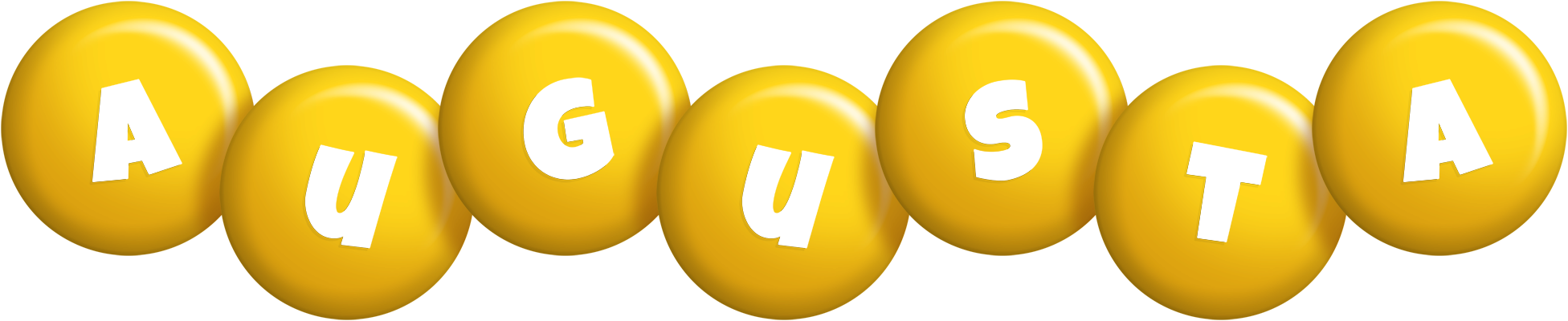 Augusta candy-yellow logo