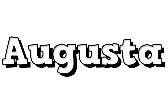 Augusta snowing logo