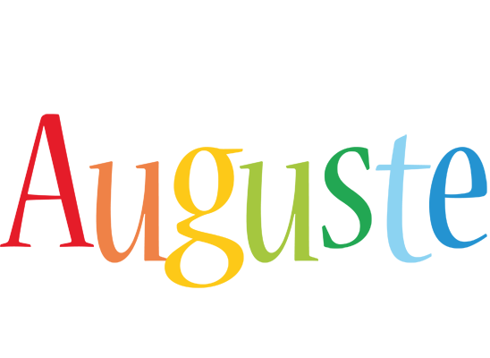 Auguste birthday logo