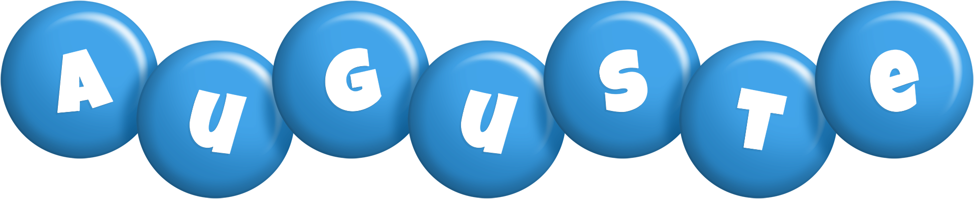 Auguste candy-blue logo