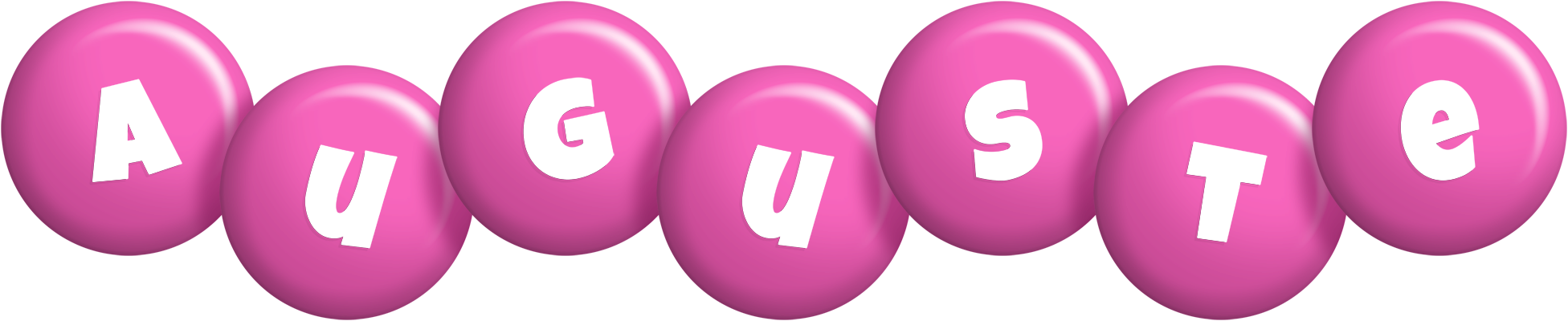 Auguste candy-pink logo