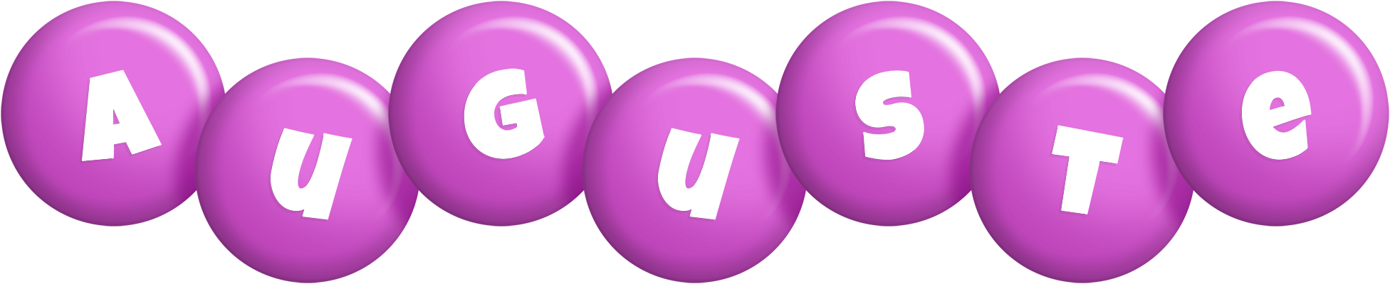 Auguste candy-purple logo