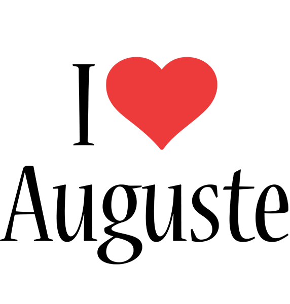 Auguste i-love logo