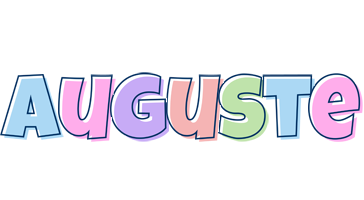 Auguste pastel logo