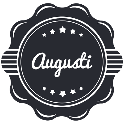 Augusti badge logo