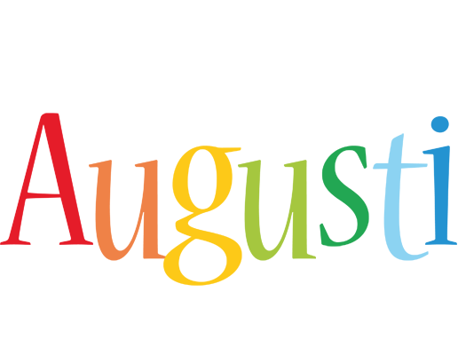 Augusti birthday logo