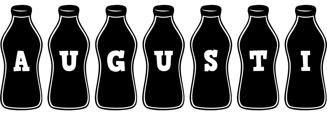 Augusti bottle logo