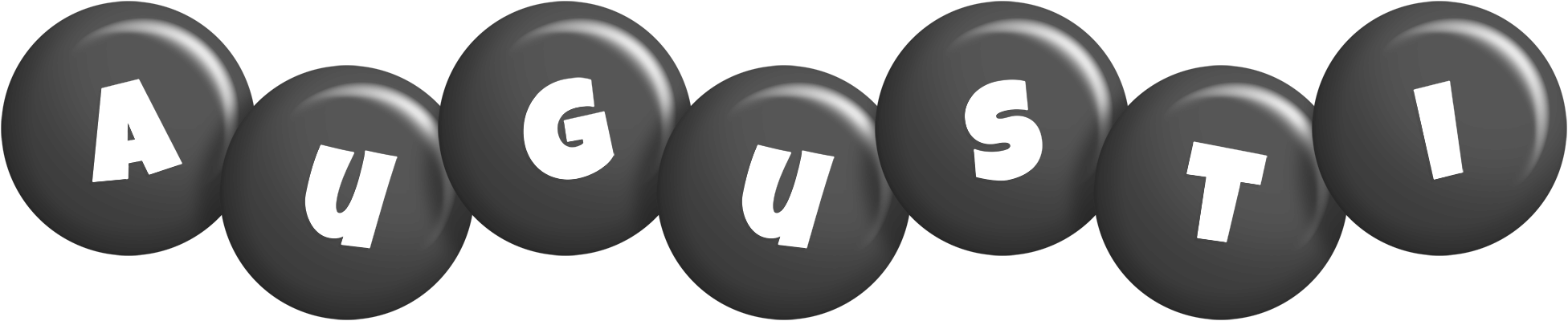 Augusti candy-black logo
