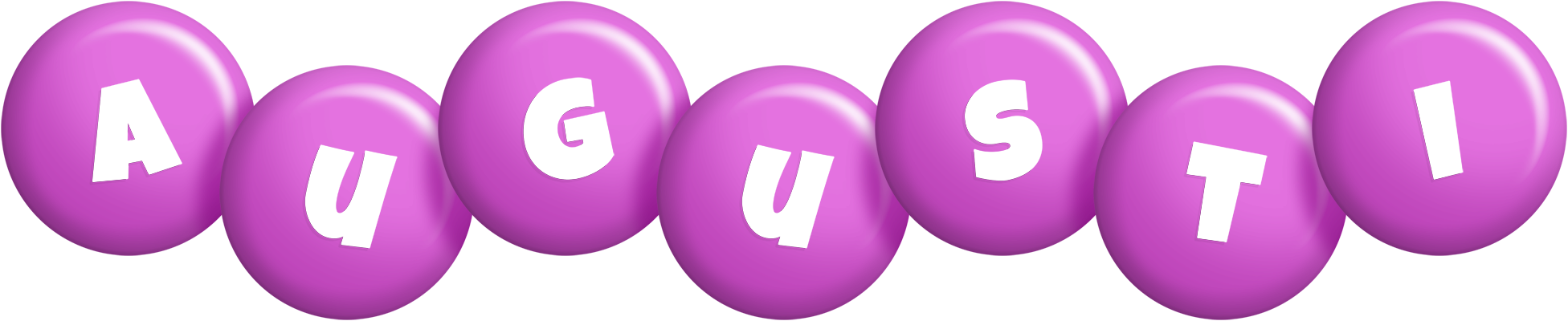 Augusti candy-purple logo
