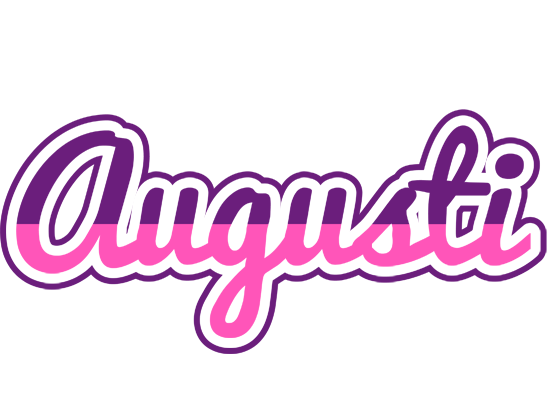Augusti cheerful logo