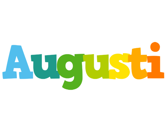 Augusti rainbows logo