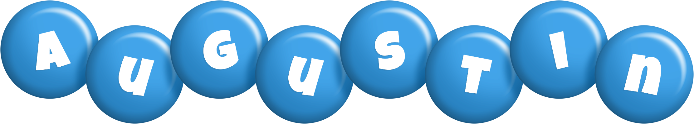 Augustin candy-blue logo