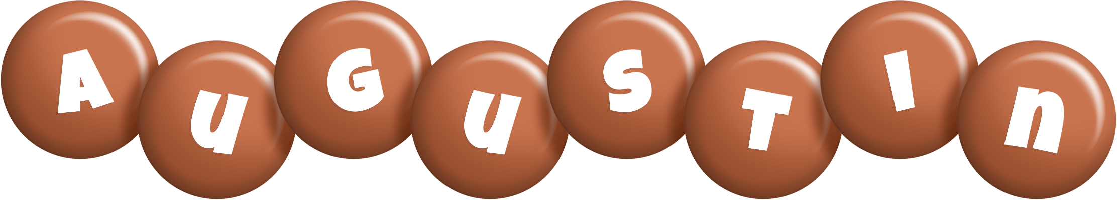 Augustin candy-brown logo