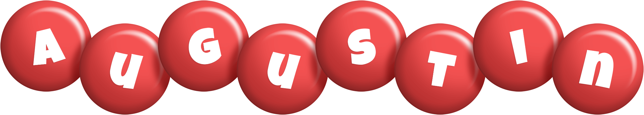 Augustin candy-red logo