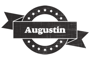 Augustin grunge logo