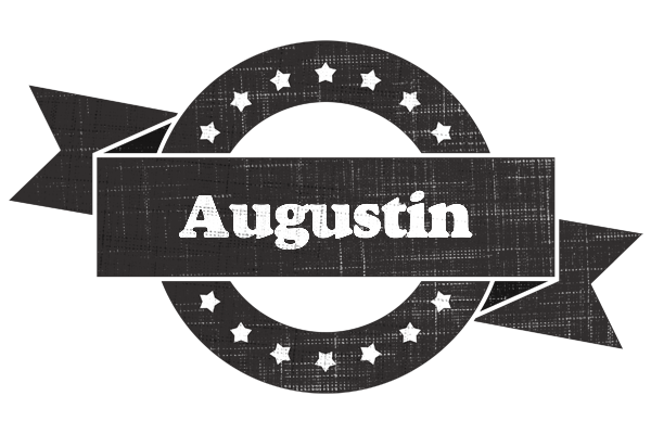 Augustin grunge logo