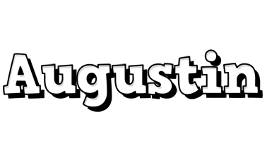 Augustin snowing logo