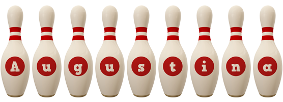 Augustina bowling-pin logo