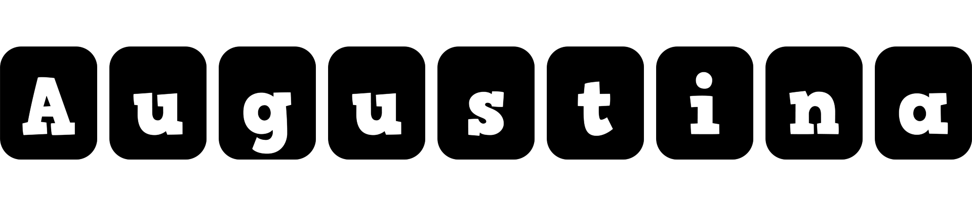 Augustina box logo