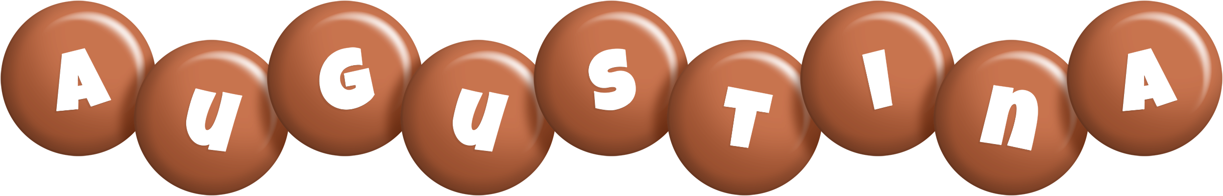 Augustina candy-brown logo