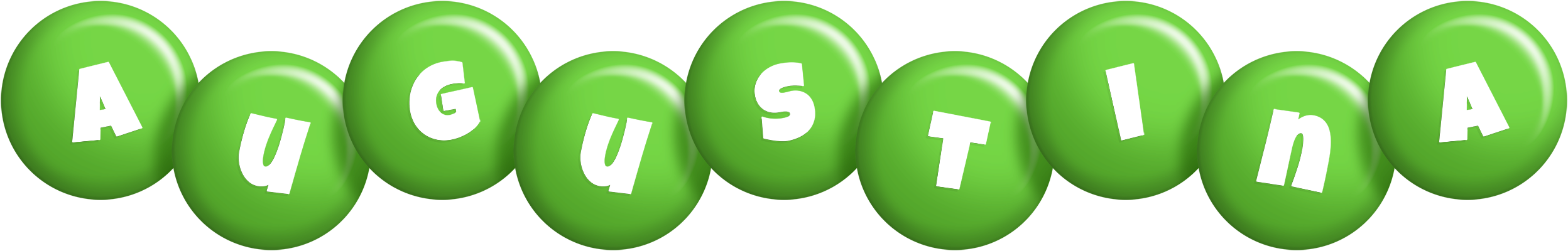 Augustina candy-green logo
