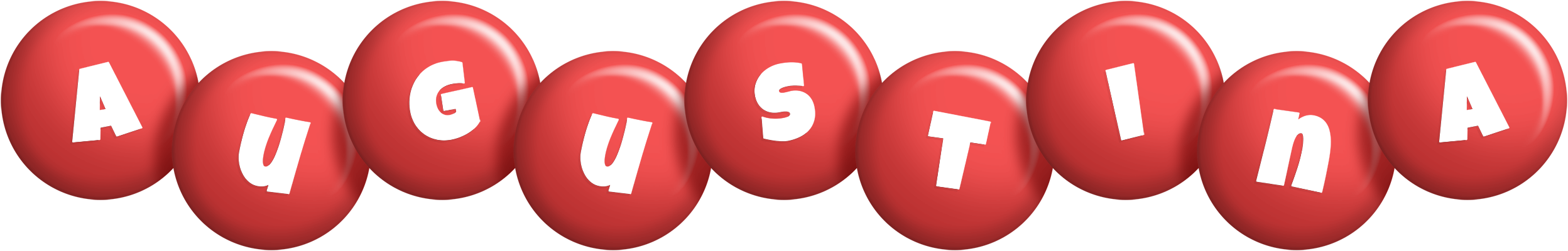 Augustina candy-red logo