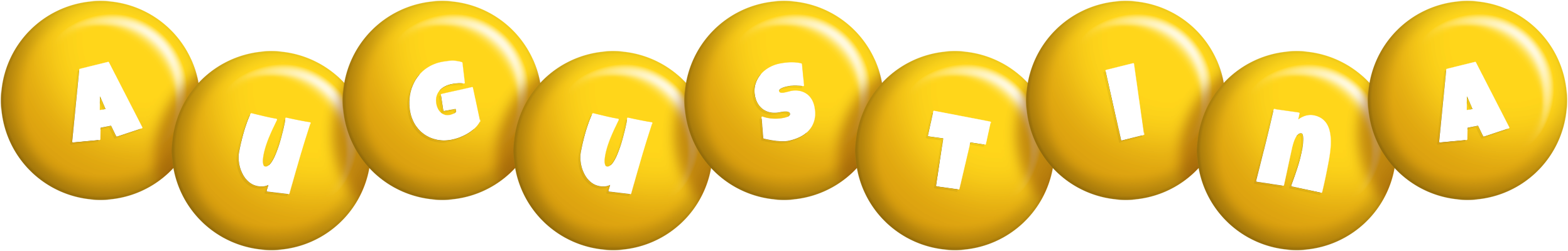 Augustina candy-yellow logo