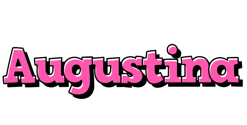 Augustina girlish logo