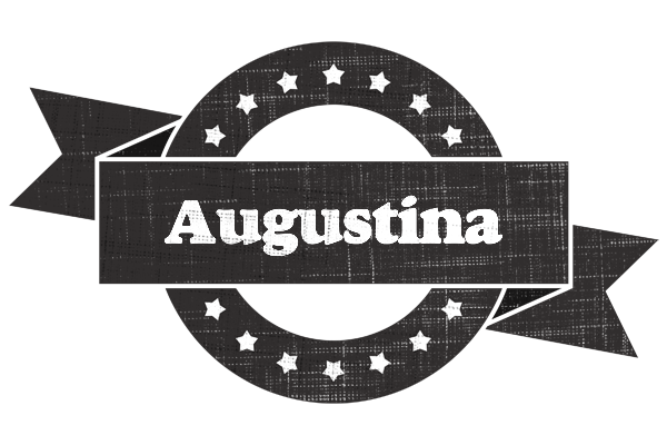 Augustina grunge logo
