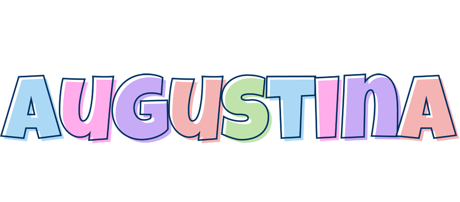 Augustina pastel logo