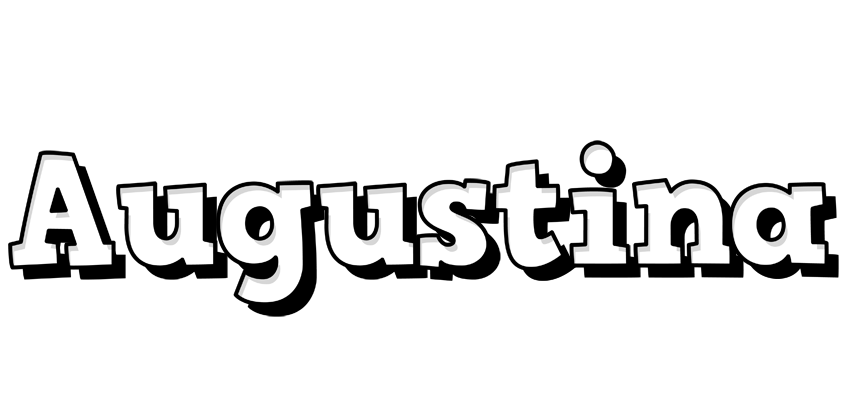 Augustina snowing logo