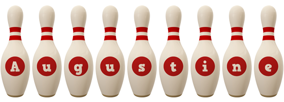 Augustine bowling-pin logo