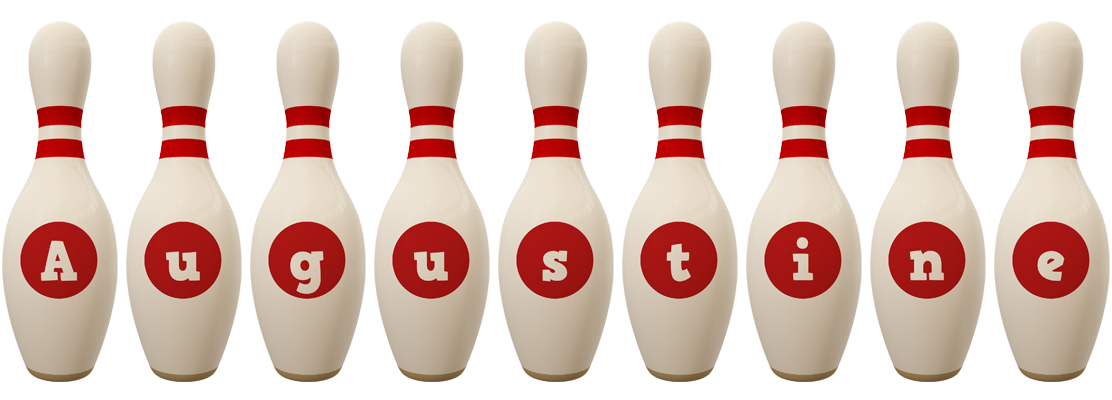 Augustine bowling-pin logo