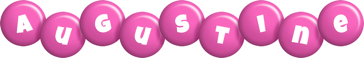 Augustine candy-pink logo