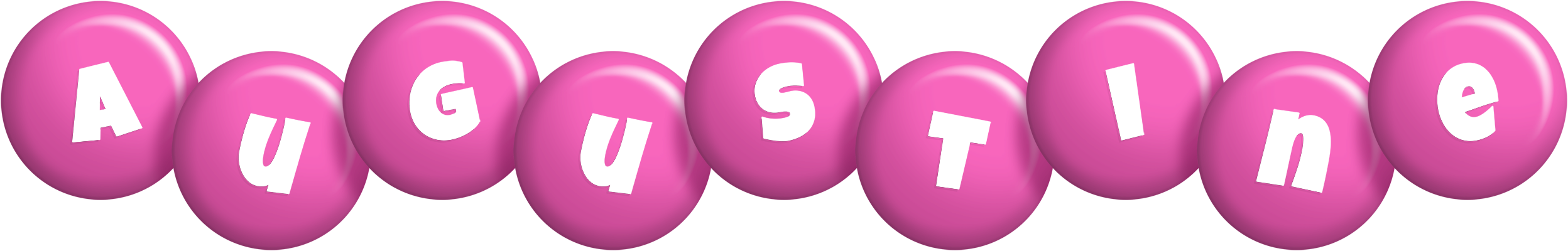 Augustine candy-pink logo